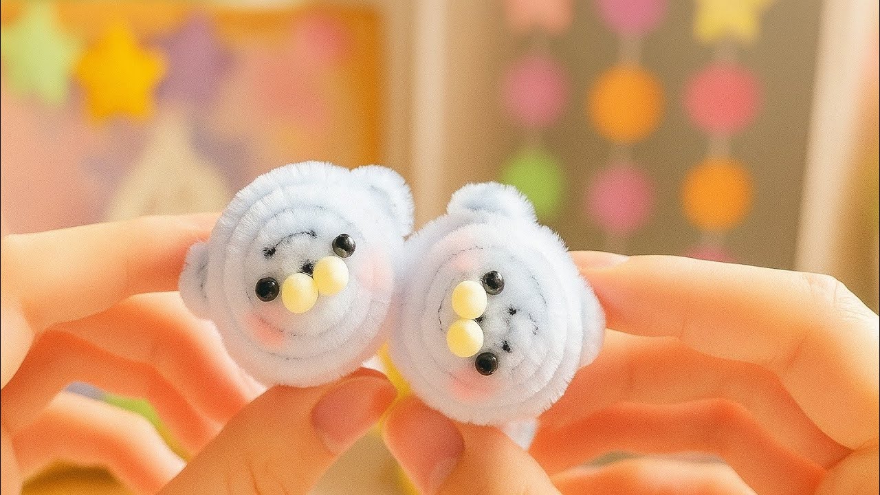 FuzzyTwist Easy pipe cleaner craft for beginners, cute fish, dolphine, #pipecleanerart #diy #craft