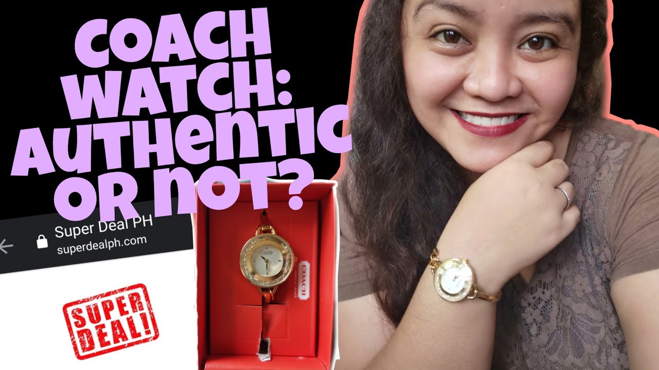 SuperDealPh Unboxing Coach Watch