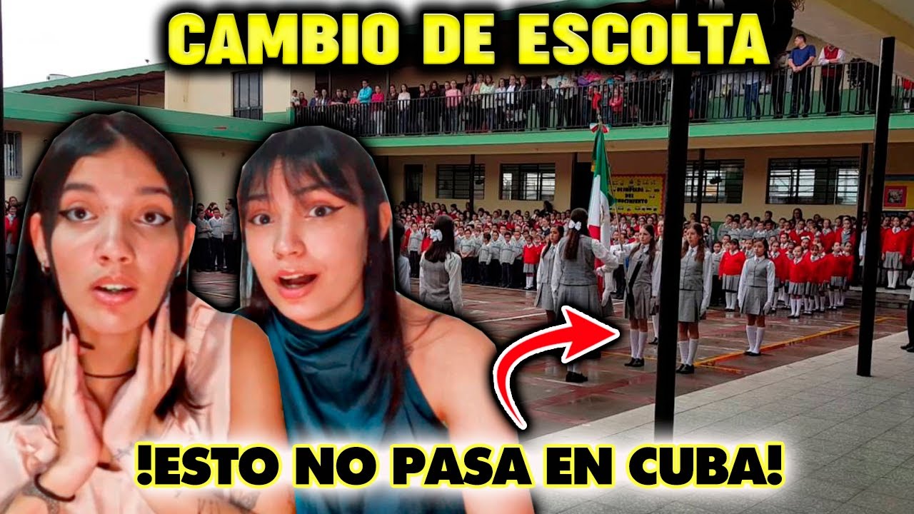 CUBANAS REACCIONAN a CAMBIO de ESCOLTA de SECUNDARIA **QUEDAMOS SORPRENDIDAS**