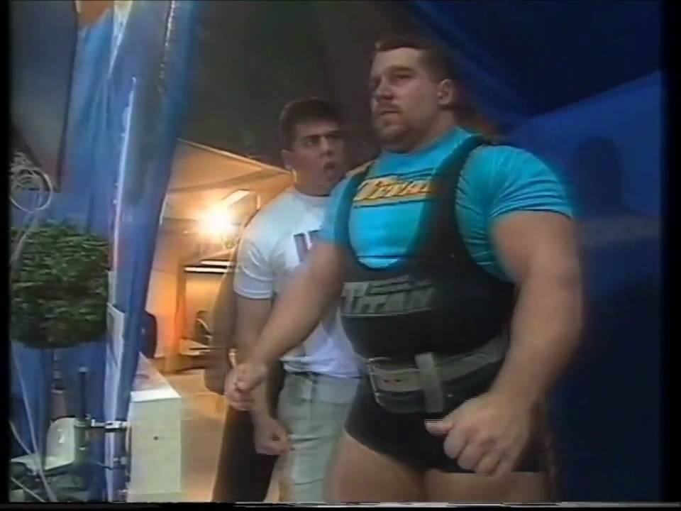Powerlifting world championships 1995, squat 440kg Kirk Karwoski
