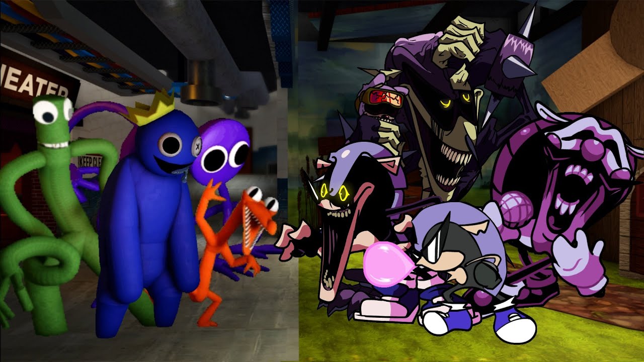 Rainbow Friends VS Mighty.ZIP 🎶 (FNF Friends To Your End but Mighty.Zip Characters Sing It)