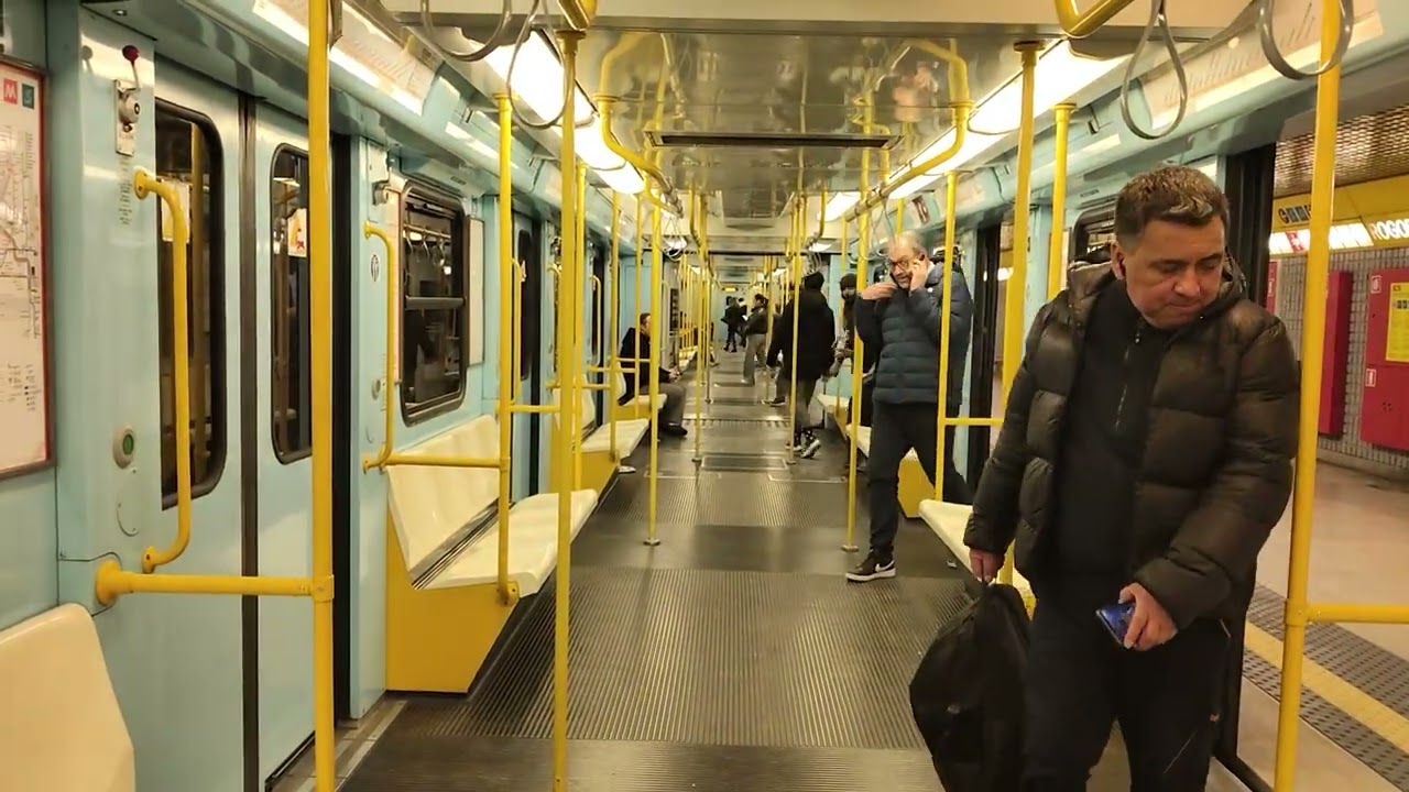 Metro Milano M3 8100-9100 da San Donato a Corvetto