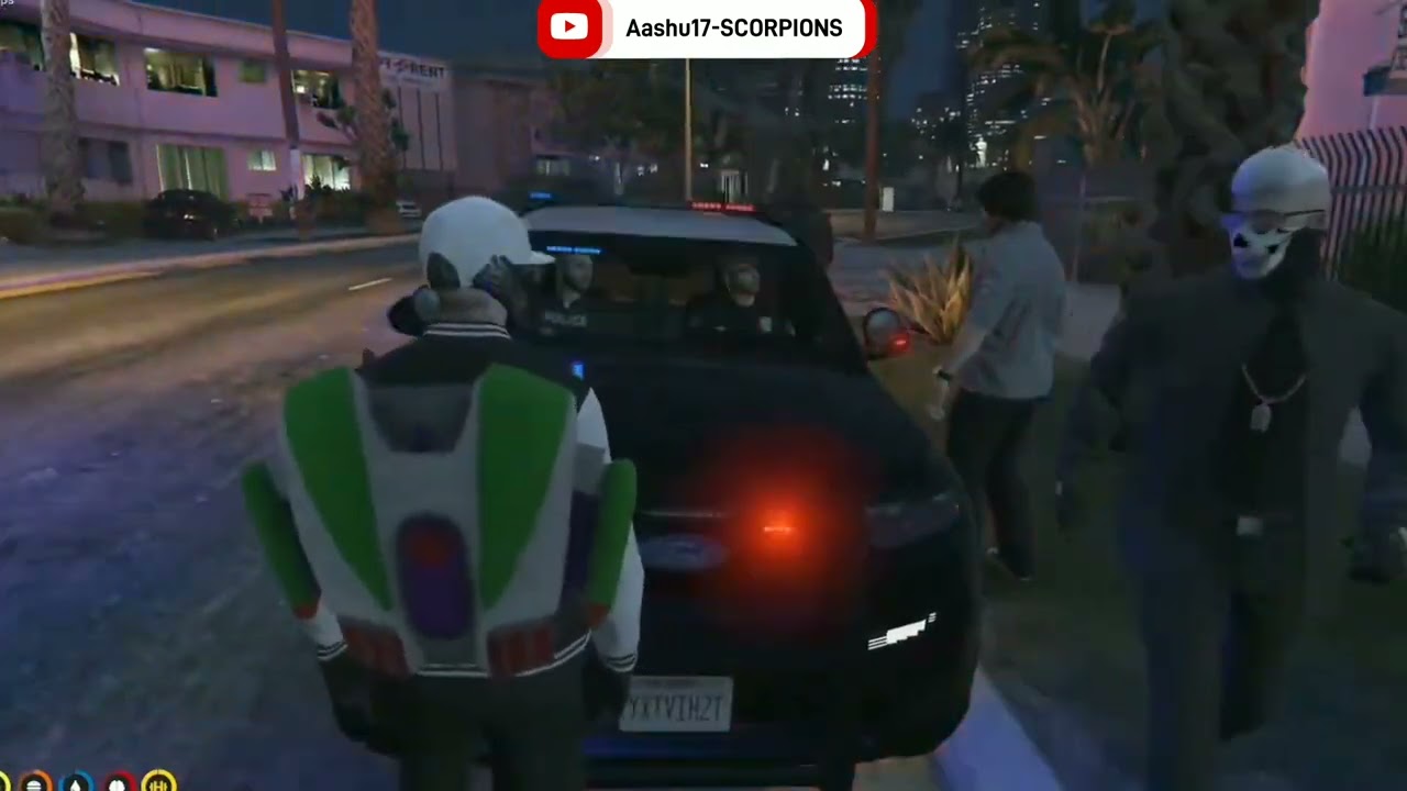 Scorpions won't allow patrolling in south side Warrant on Aashu(GTA V RP) Nopixel INDIA