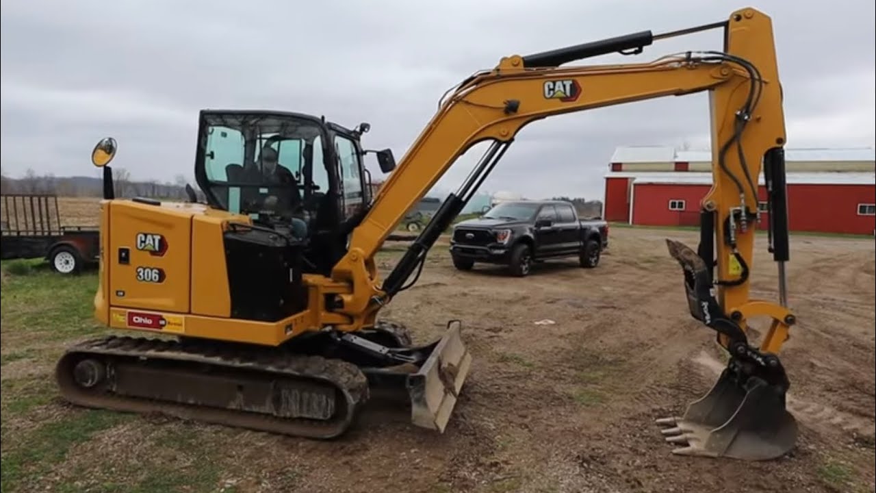 НОВЫЙ мини-экскаватор Cat 306 | Демонстрация