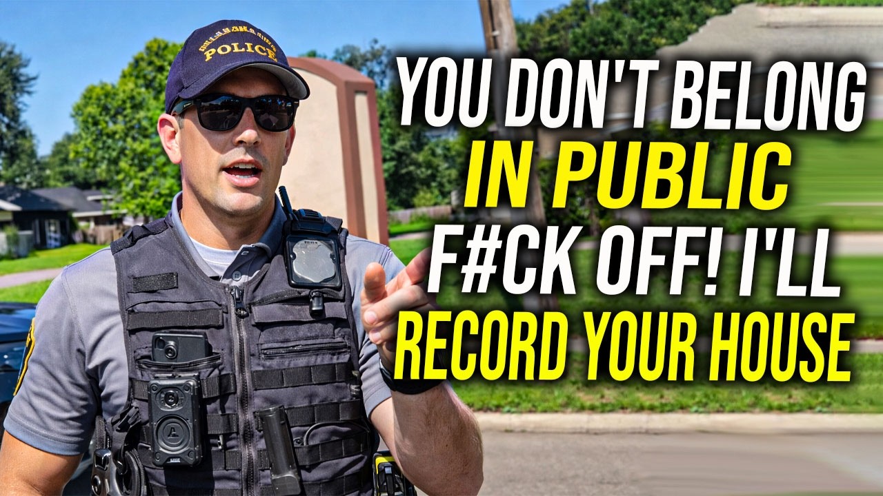 Spineless Cop Owned and Dismissed! Massive Backup For a Camera!