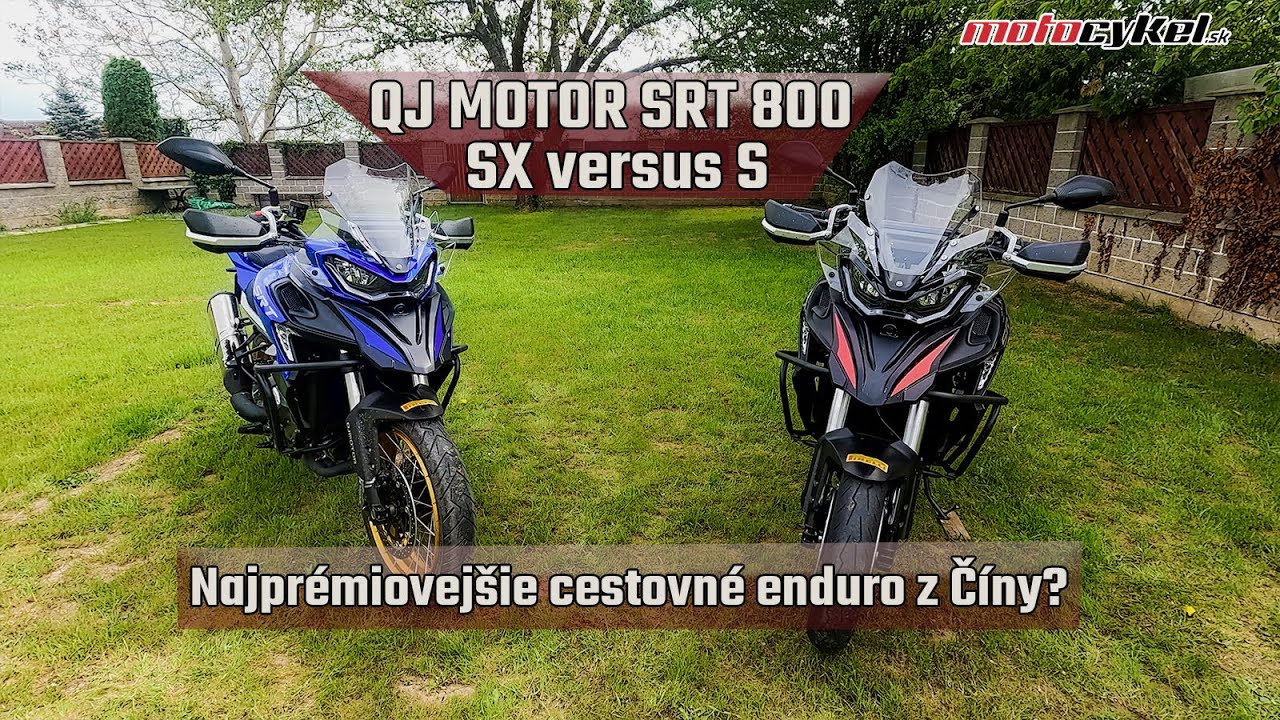 Najprémiovejšie Čínske cestné enduro? Porovnali sme dvojicu QJ MOTOR SRT 800 SX vs. S - motocykel.sk