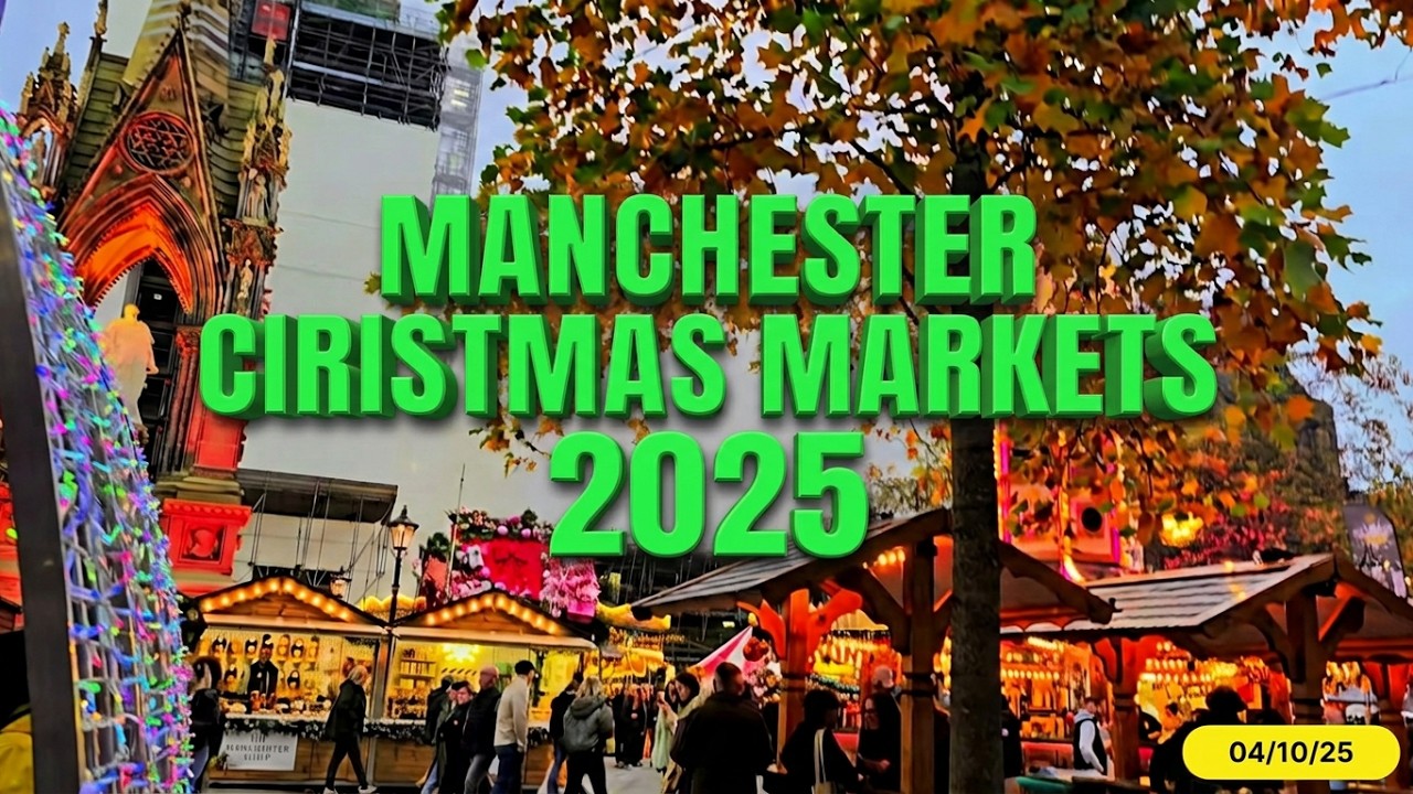 Manchester Christmas Markets 2025 | Colour Enhanced Version E13aS01 #fypシ