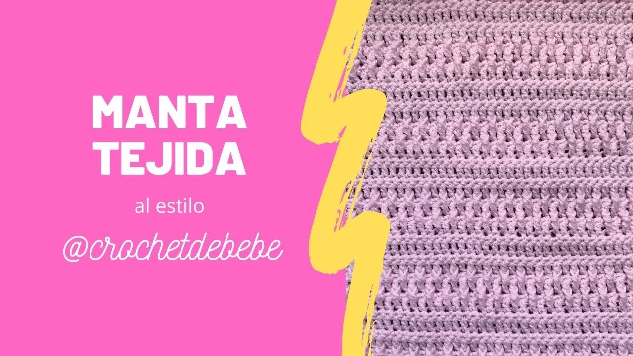 Manta/Cobija tejida a Crochet🧶 ¡Solo para tejedoras muy dedicadas!