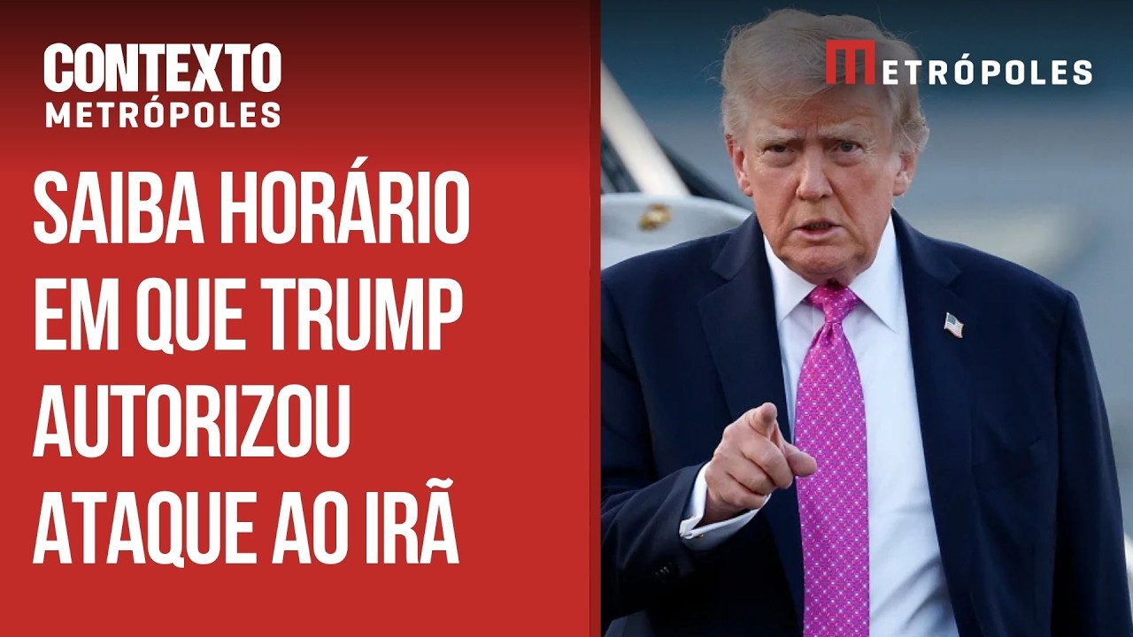 Saiba o horário em que Trump autorizou ataque militar contra o Irã