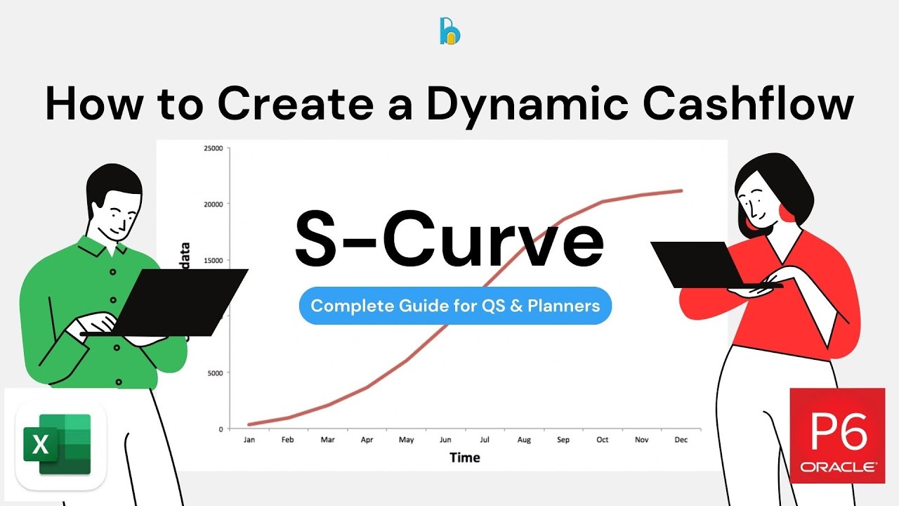 How to Create a Dynamic Cashflow S-Curve from Primavera P6 + Excel | Complete Guide for QS & Planner