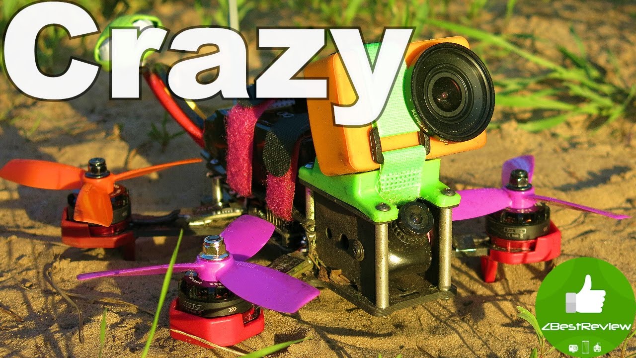 ✔ Самый быстрый FPV квадрокоптер 132km\h! RC 180 V2 \ EMAX RS2205 2600kv!