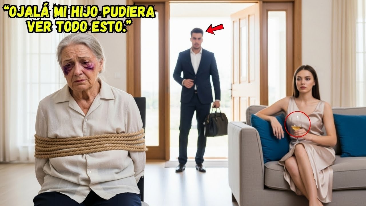 “El millonario llegó a casa antes de lo previsto... y vio lo que su esposa le hizo a su madre.”