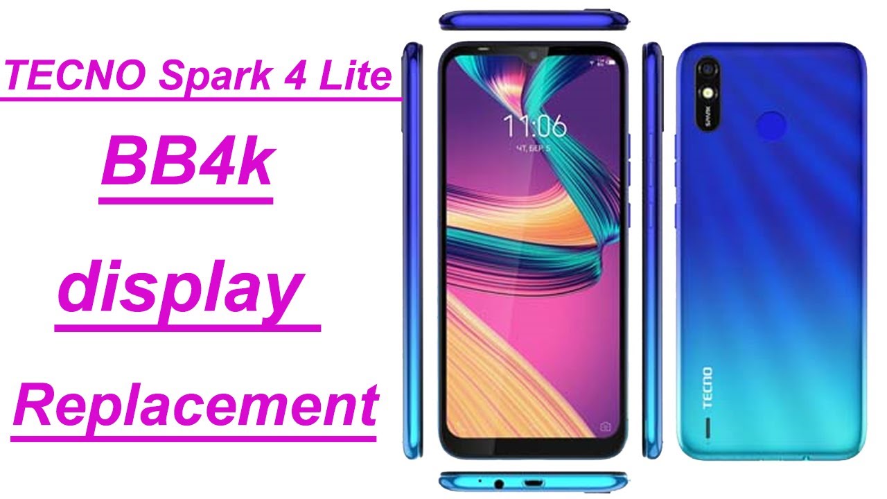 TECNO Spark 4 Lite (BB4k) display replacement