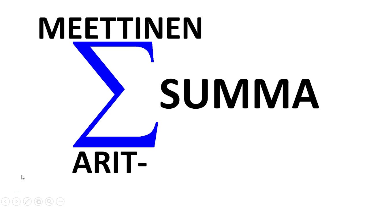 Aritmeettinen summa