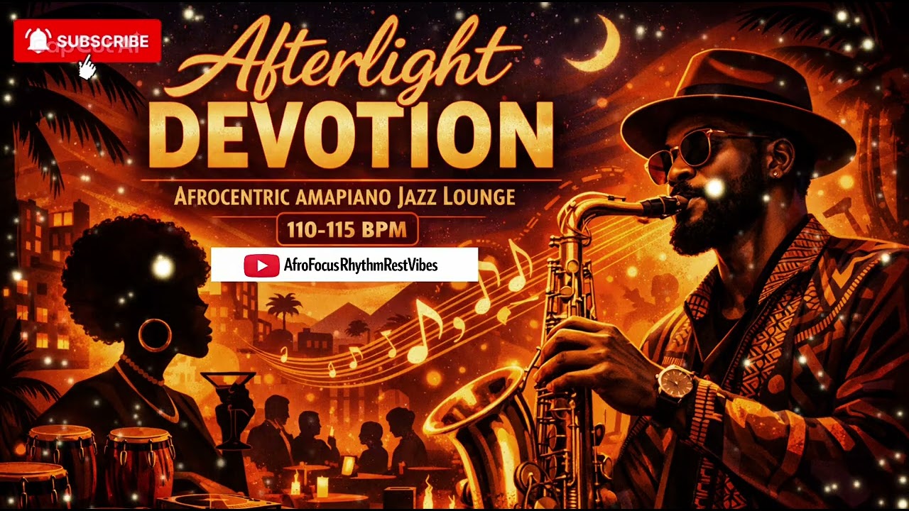 Sacred Sax Drift 🎷 | Soulful Amapiano Lounge for Focus & Rest (112 BPM)