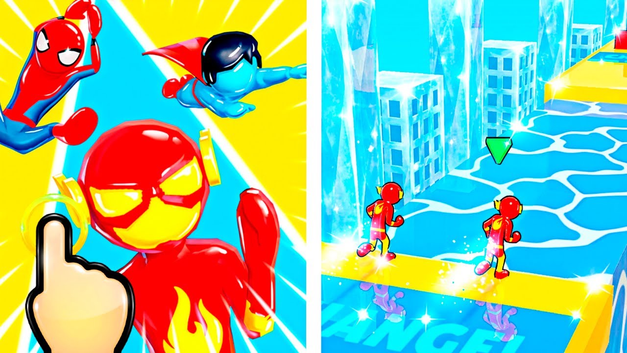 Superhero Race - Real Superhero Run - All Levels iOS Android GamePlay #9