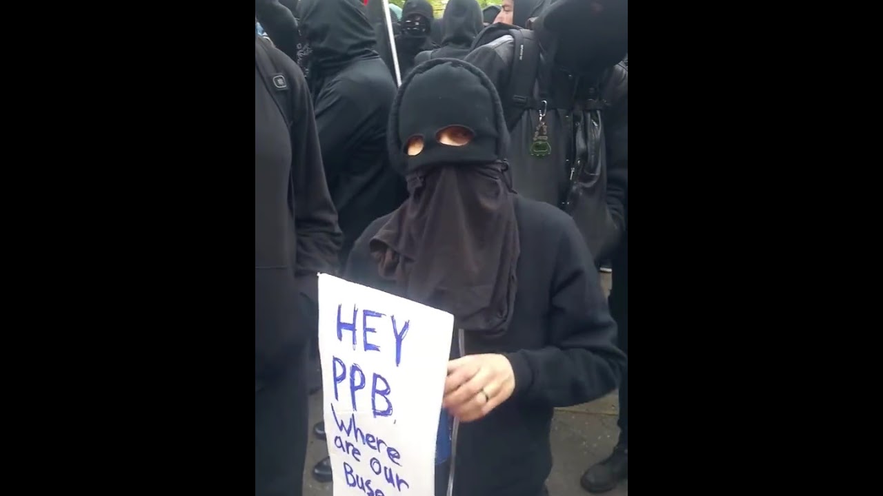 Antifa girl vs pepsi fight ends in draw Portland protest riot
