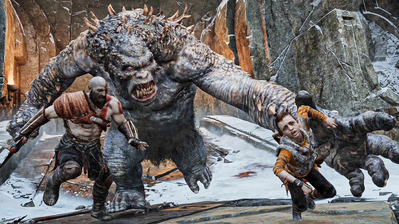 GOW PC gameplay part - 3 | GOD of War difficulty mode is no joke