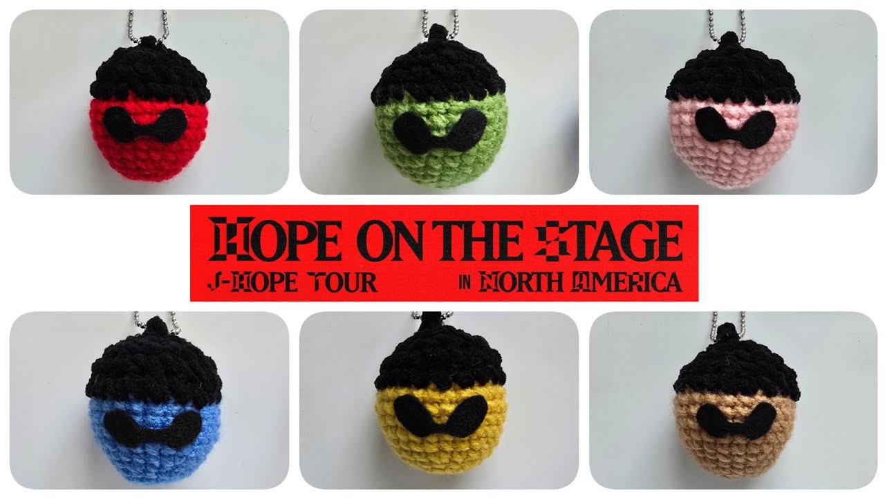 Видеоурок по вязанию крючком J-Hope Hope on the Stage Tour от Acorn Merch