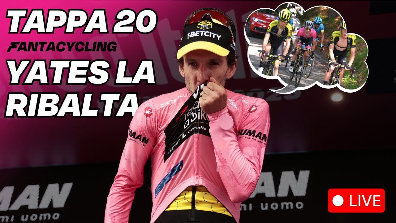 LIVE REACTION Tappa 20 Colle delle Finestre - Simon Yates vince il Giro d'Italia 2025