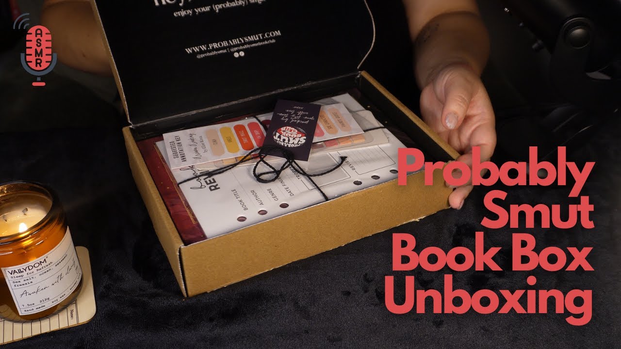 ASMR | a quick unboxing💨 | September Probably Smut Book Box