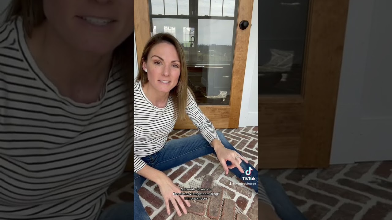 Thin Brick Part 1: How We DIY&rsquo;d Our Brick Floor