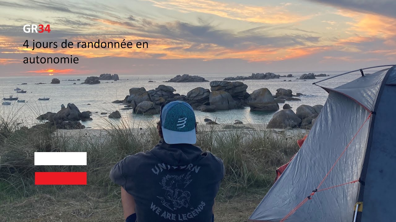 4 jours de randonnée en autonomie sur le GR34 - MAGNIFIQUE - (part 1/2)