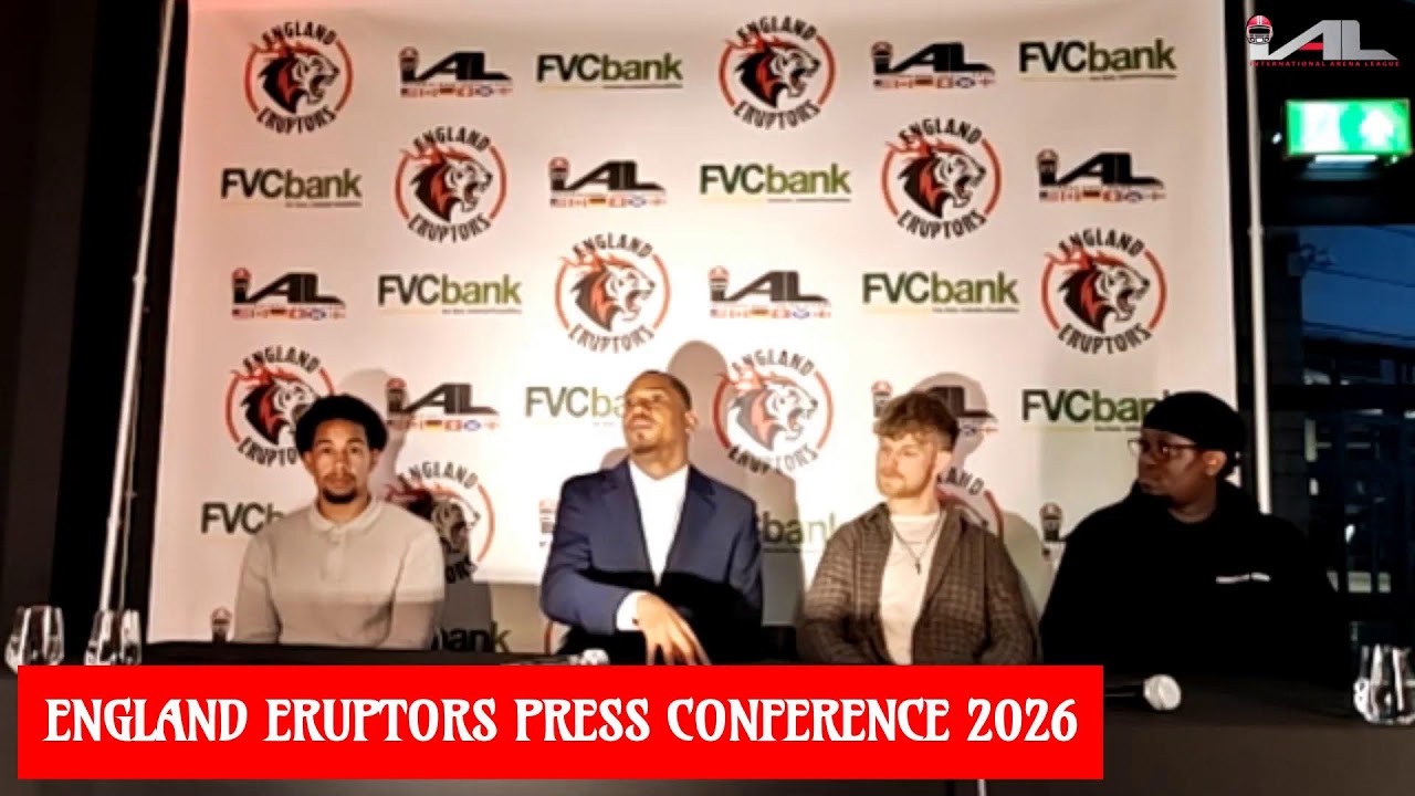 England Eruptors Press Conference 2026