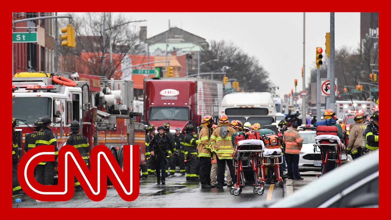 See the scene of the shooting at NYC subway station