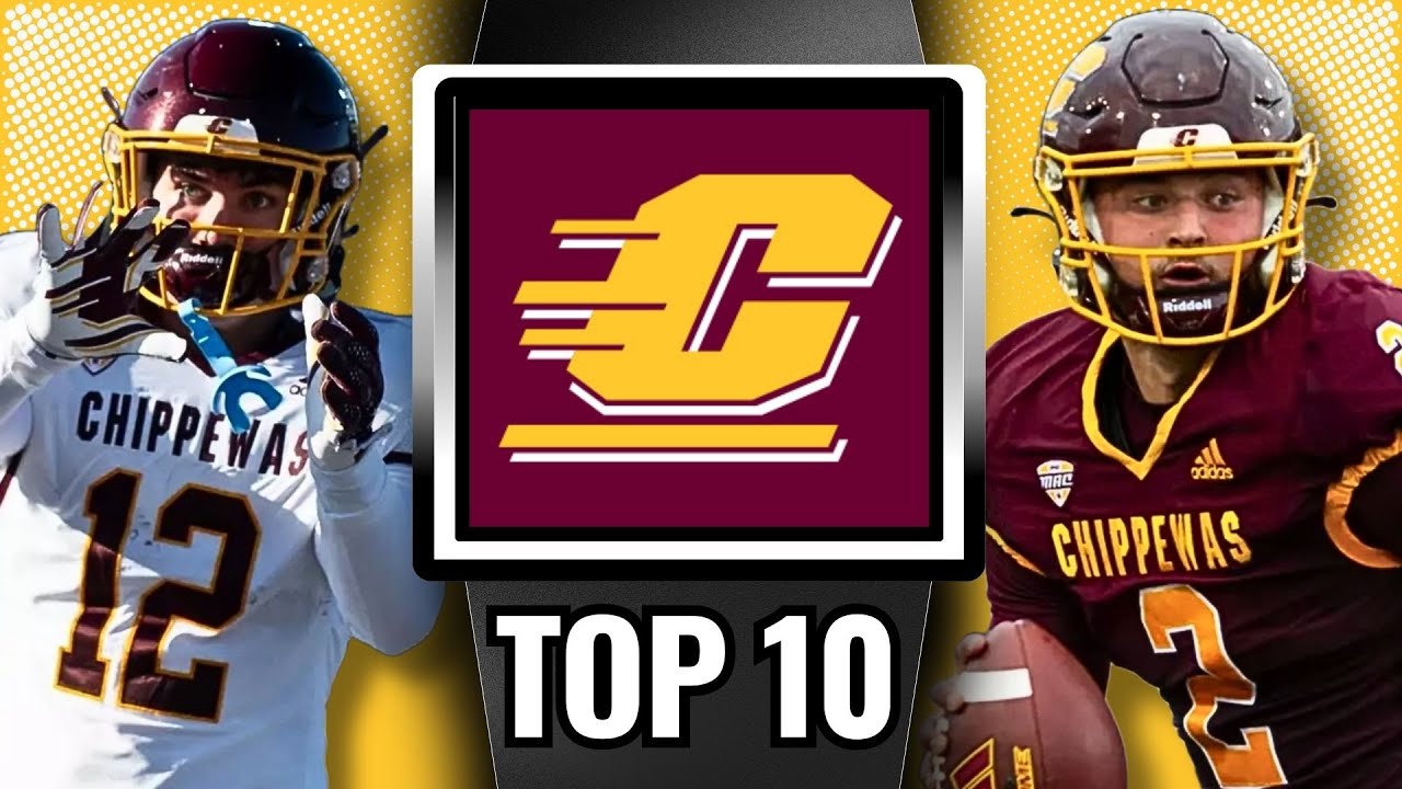Central Michigan Chippewas TOP 10 Football Players for 2025