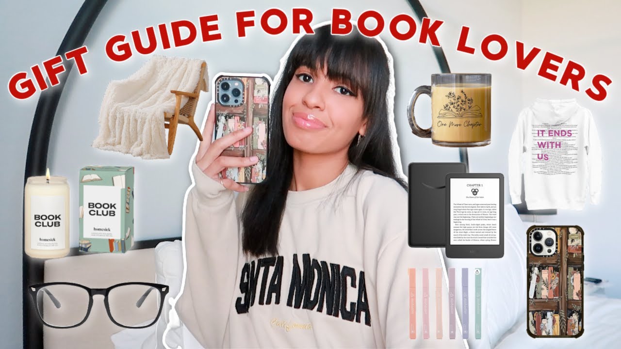 GIFT GUIDE FOR BOOK LOVERS ~what to ask for christmas~ *WITH LINKS* (Christmas wishlist ideas)