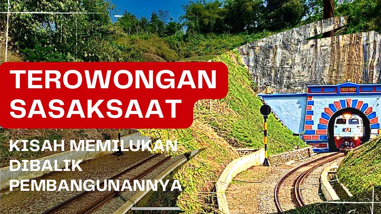 Dibuat merinding saat hunting kereta api sendirian di terowongan ini