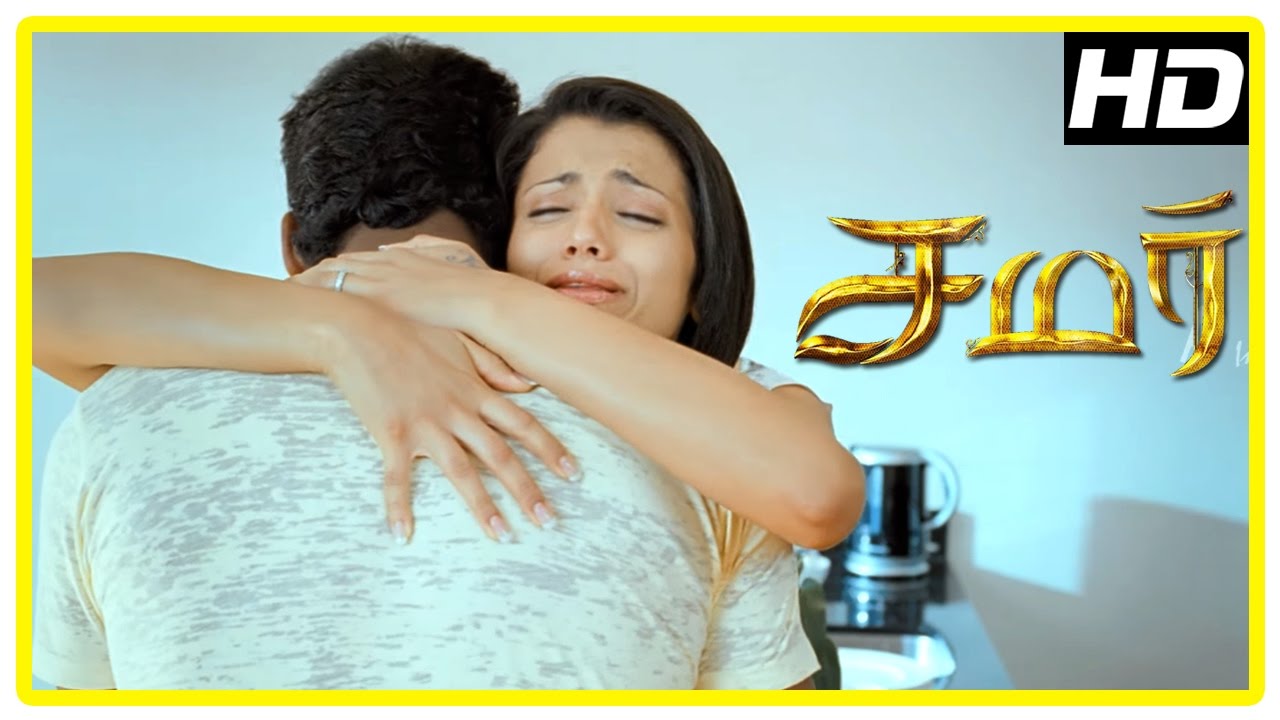 Samar Tamil Movie Scenes | Narayan enters as Trisha's boyfriend | Vishal denies to believe Trisha