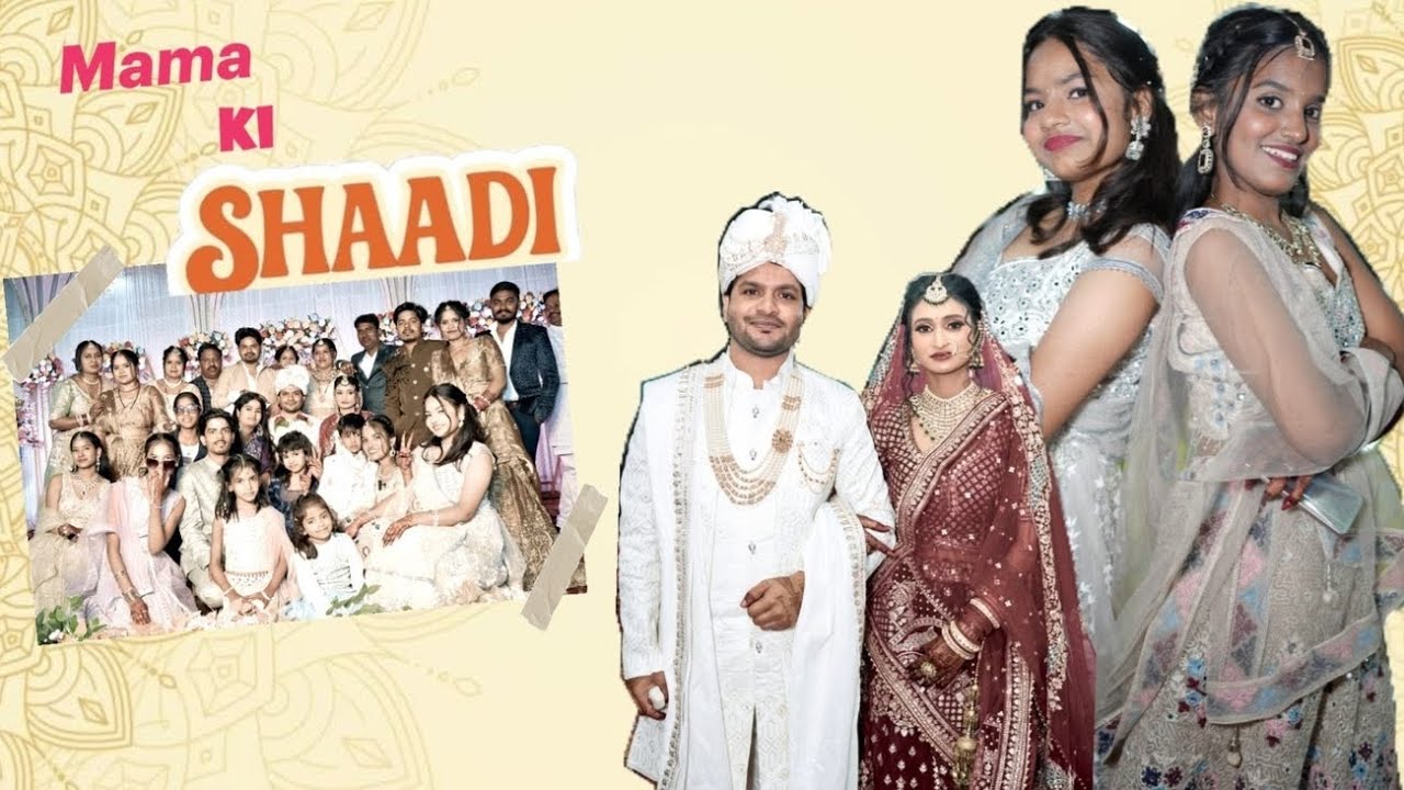 Mama ki shaadi..... finnally 🥳||💍 wedding||family vlog|| marriage||Traditional||@Anishkagupta06 