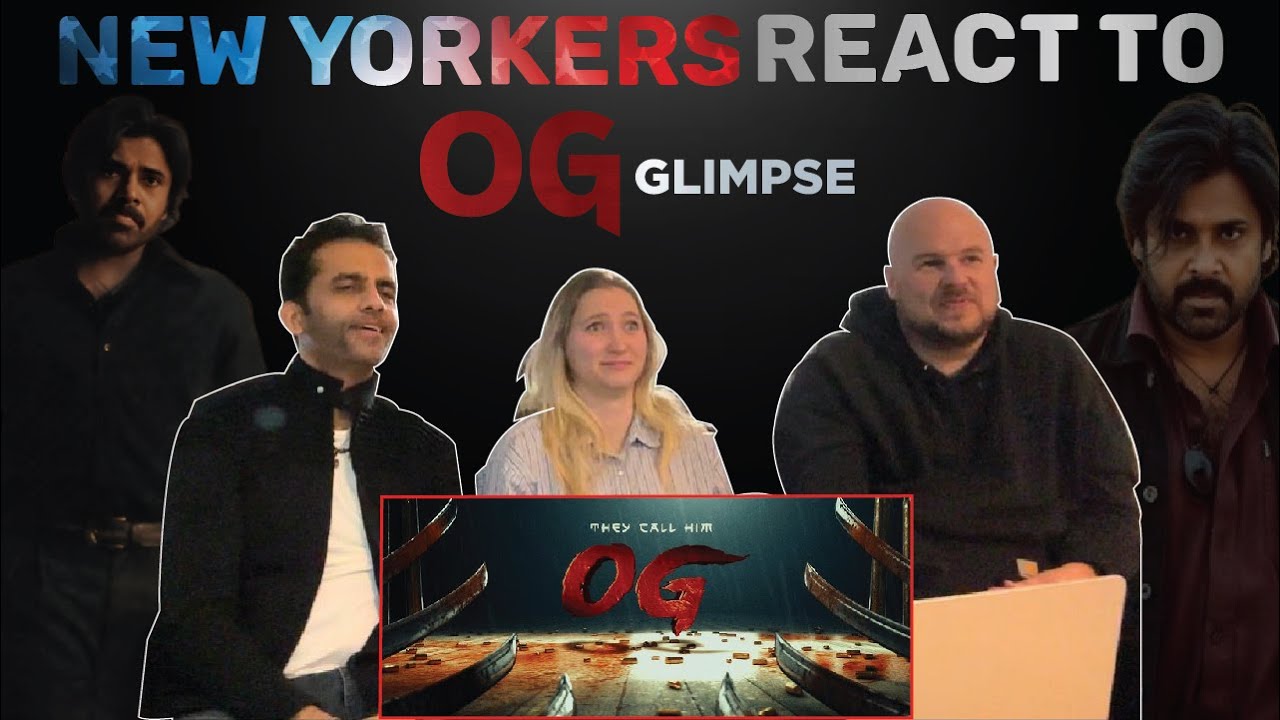 Hungry Cheetah - OG Glimpse Reaction by New York Americans | Pawan Kalyan | Sujeeth | Thaman S