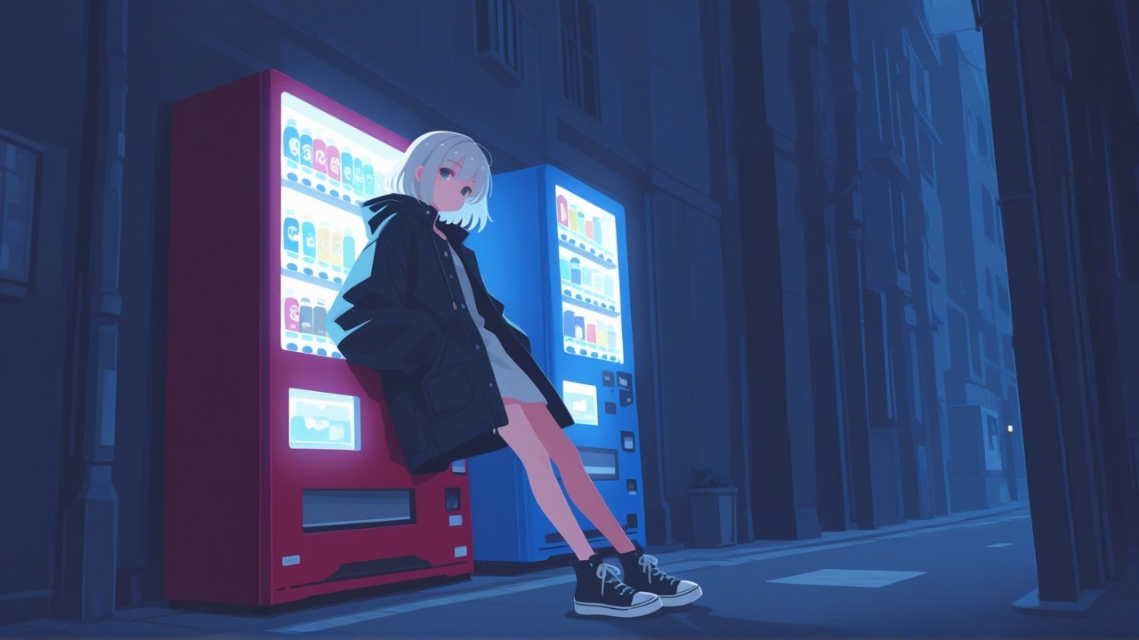 Walking at Midnight 🌙 | Freedom in Every Step | Hiphop - Jazzy Lo-fi Beats for Study, Focus