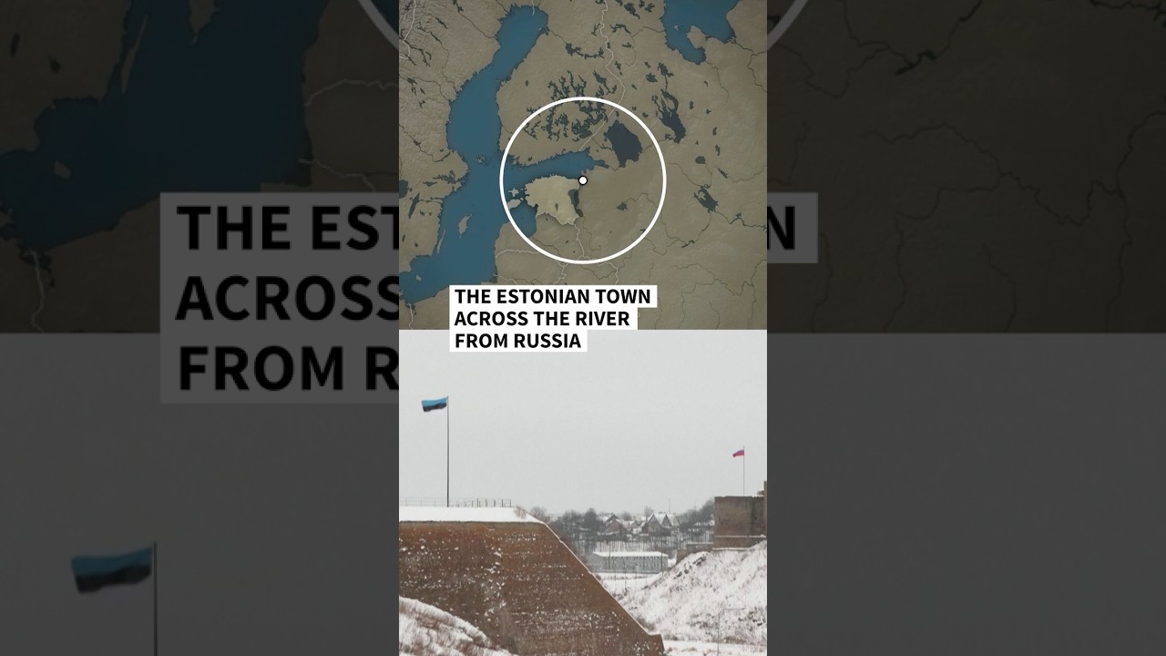 The Estonian town across the river from Russia | AFP