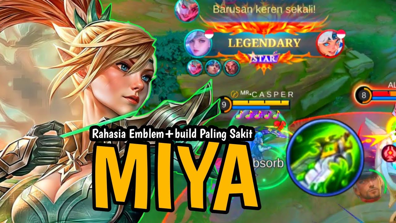 2026 Emblem build miya tersakit Terbaru! Build Miya Paling sakit 2026 ~ Mobile legends