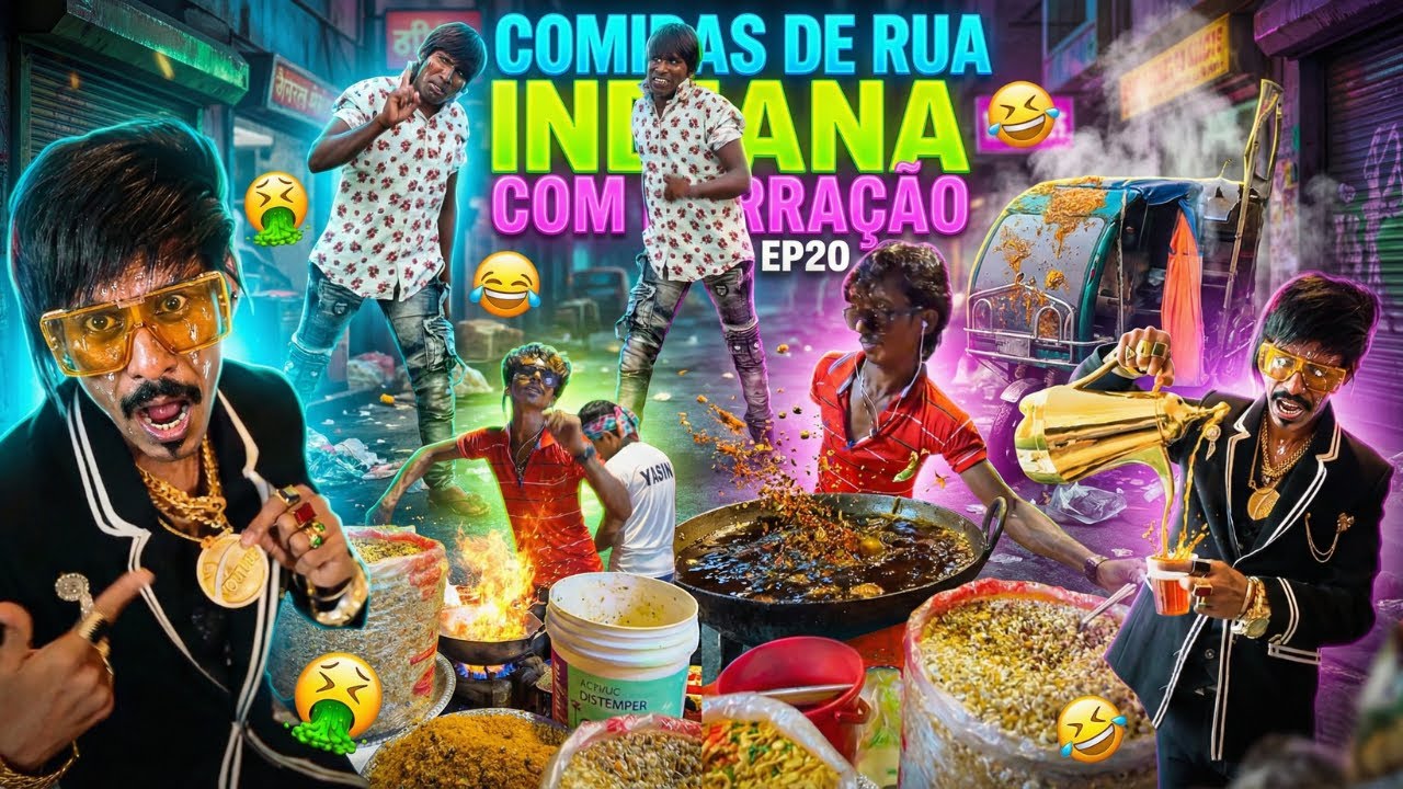 comida de rua indiana com NARRAÇÃO 🤮 EP20 🤢 EDIÇÃO QUEM É O MAIS LINDO 🤣