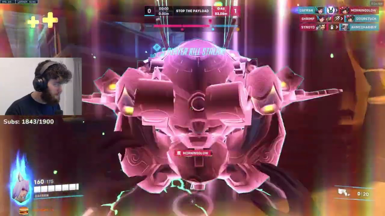 Dafran D.VA COMPETITIVE Gameplay! [ OVERWATCH VOD Replays ]