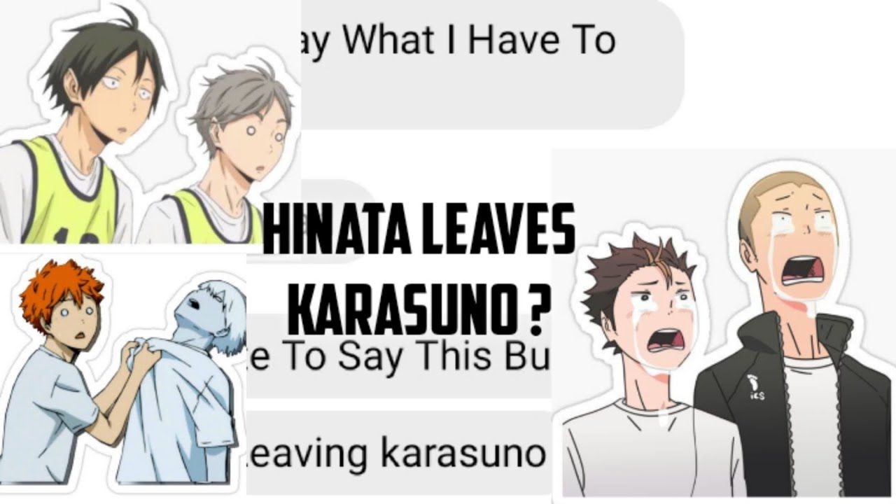 Hinata Leaves Karasuno 😮|Haikyuu Texts