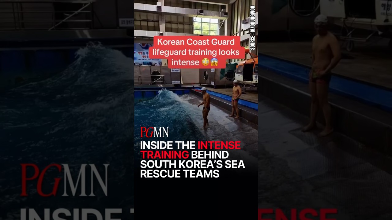 Inside the intense training behind South Korea's sea rescue teams