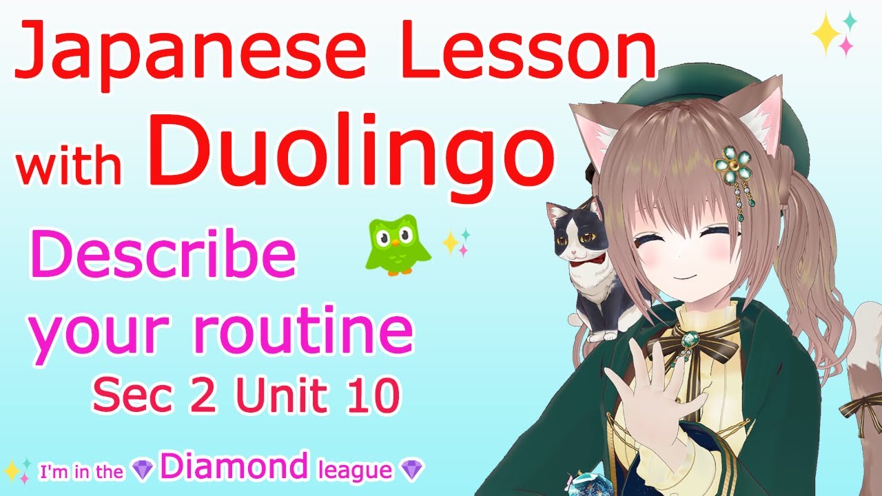 【Live】Duolingo Class with a teaching VTuber にほんご Shibuya Vision Debut! Isekai Japanese School