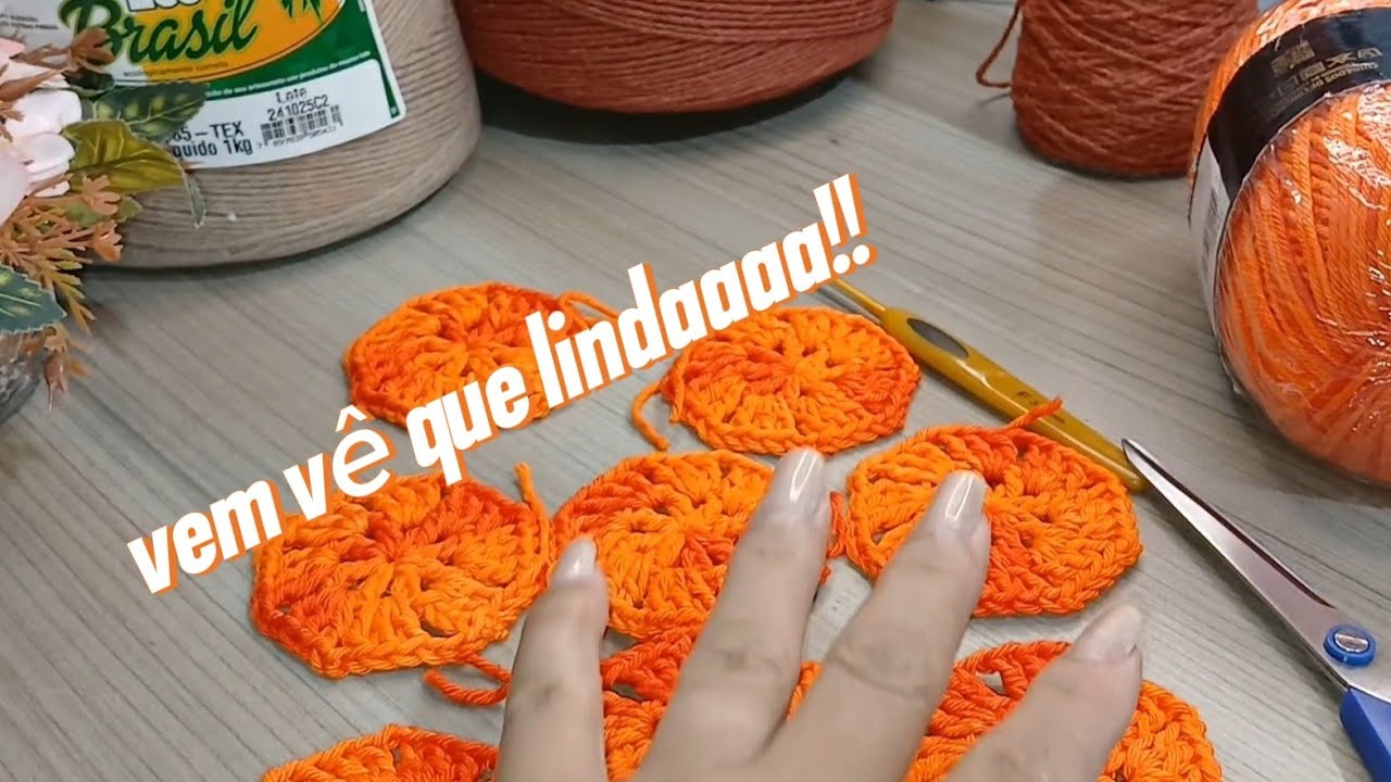 Jogo de passadeira econômico (explicações) como fazer menor ou maior @ESMERALDACROCHÊPASSOAPASSO 