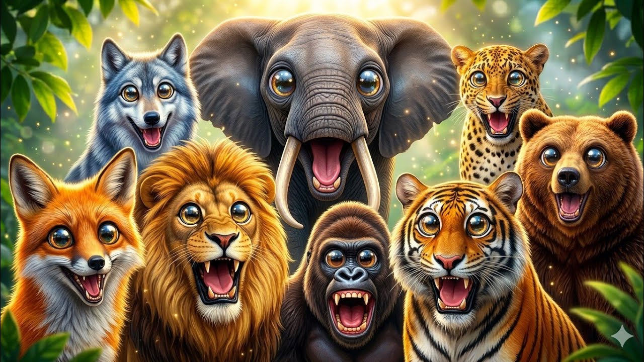 Lion King Justice with Hyenas & Wolf | Kids Moral Story | Children Bedtime Story | 3D Cartoon Story 