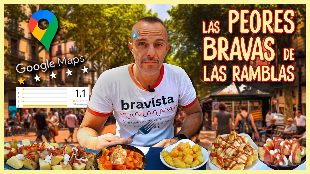 Las PEORES BRAVAS de LAS RAMBLAS de BARCELONA ☠️ ¿Todas son TAN MALAS? 🎁 Hay MUCHAS SORPRESAS 🎁