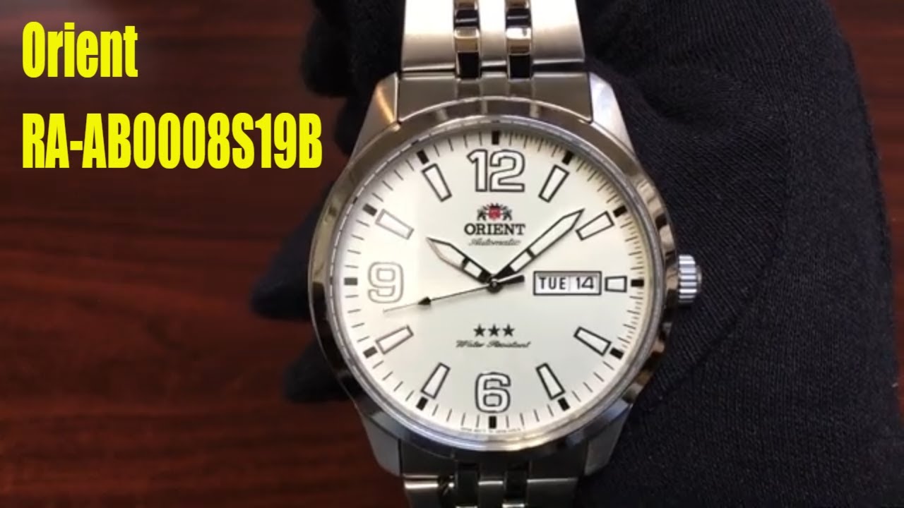 Unboxing Orient Tri Star Stainless Steel Automatic Watch RA-AB0008S19B