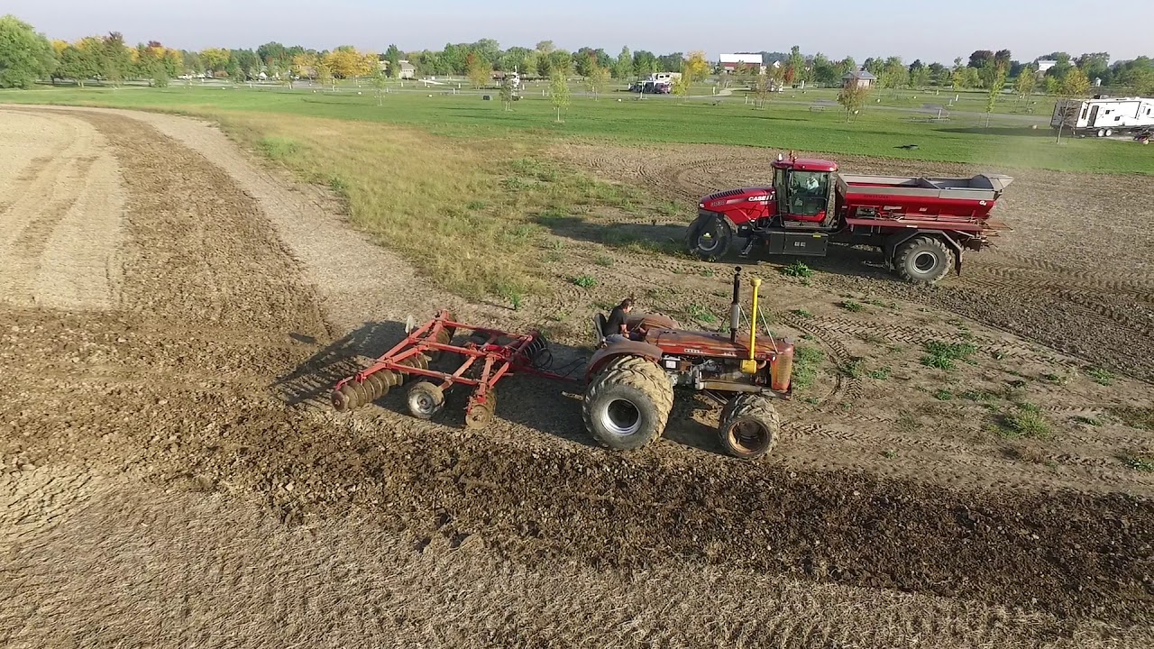 Massey Ferguson 97 and Massey Harris 44 disking