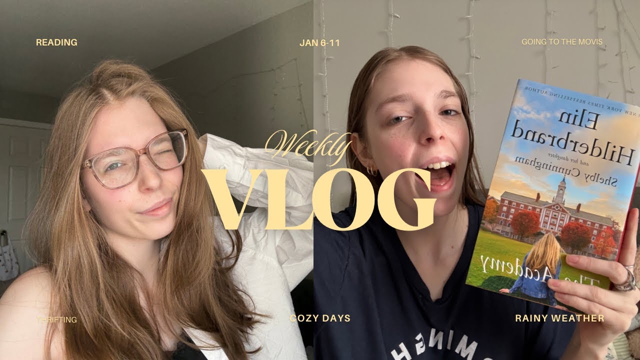 spend the week with me - going to the movies, cozy days at home, thrifting, etc. (very chatty)