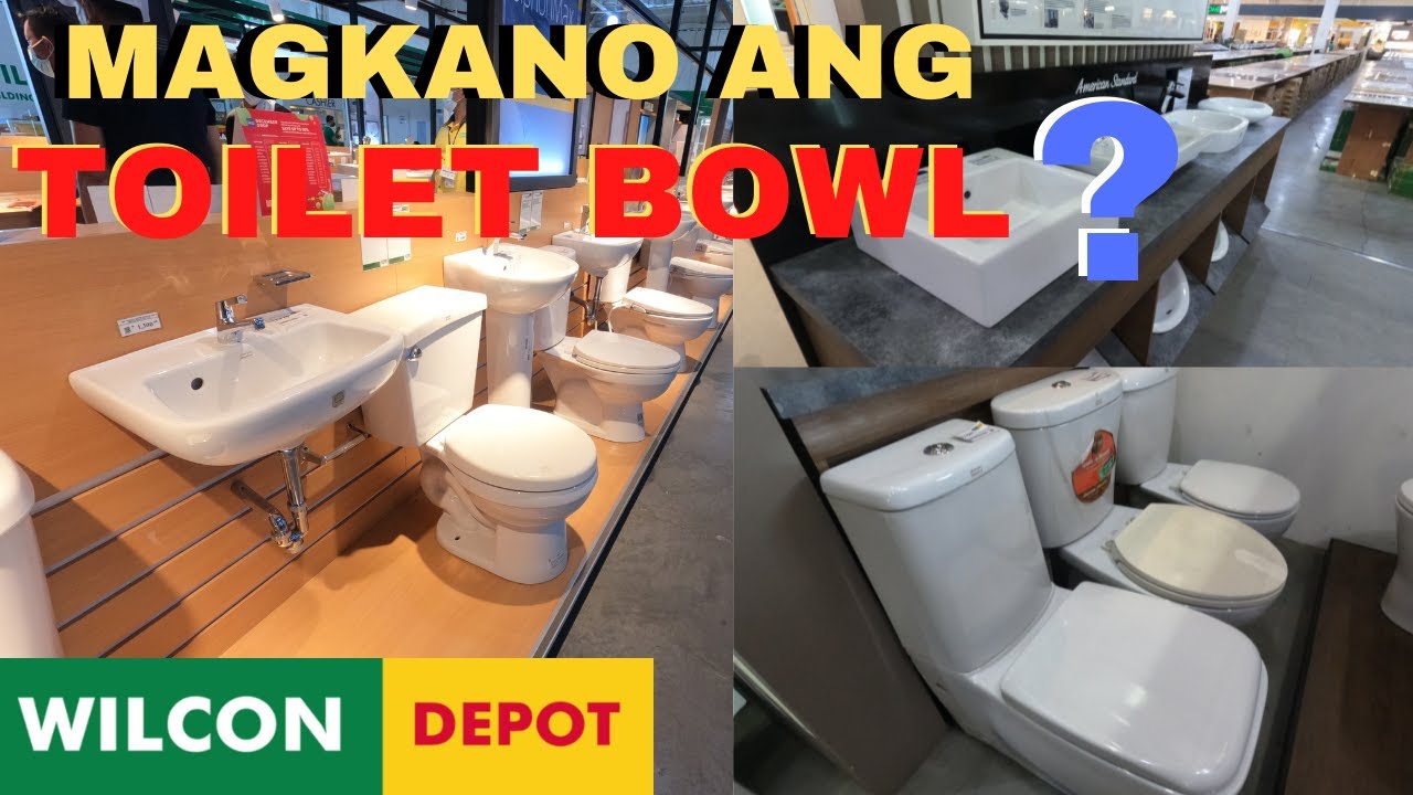 MAGKANO ANG TOILET BOWL AT LAVATORY at URINAL sa Wilcon Depot